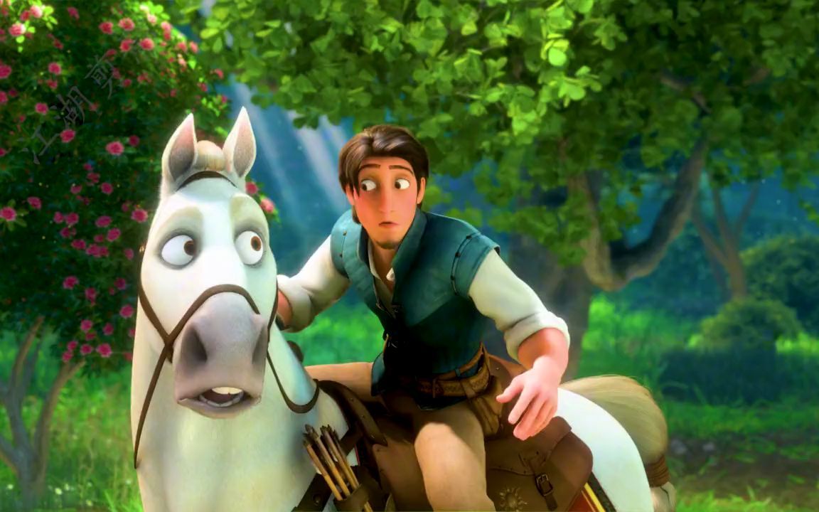 魔发奇缘迪士尼这马不必尤金帅么哈哈哈