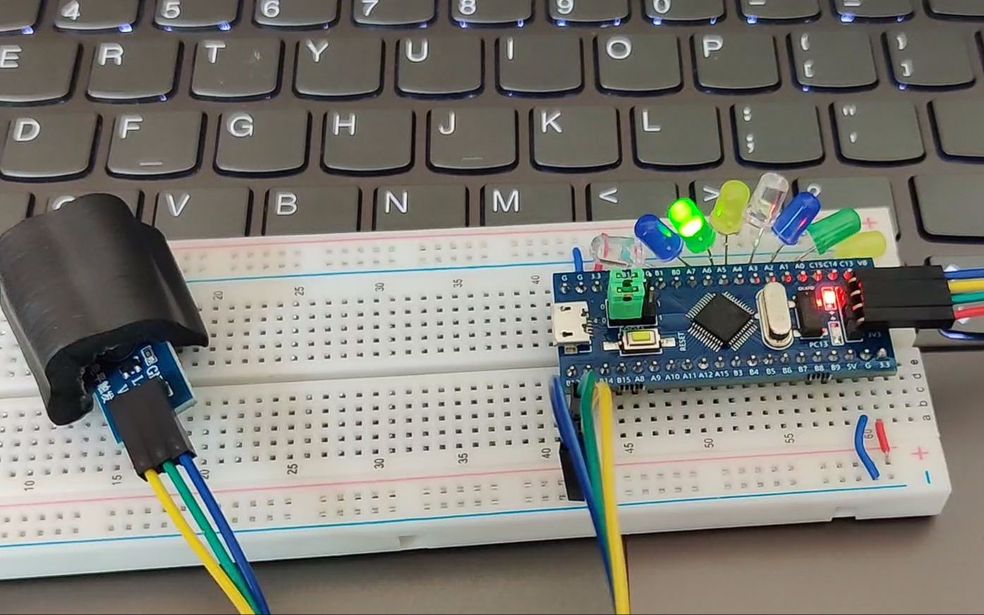 江协科技stm32流水灯蜂鸣器自己改写了一下哔哩哔哩bilibili