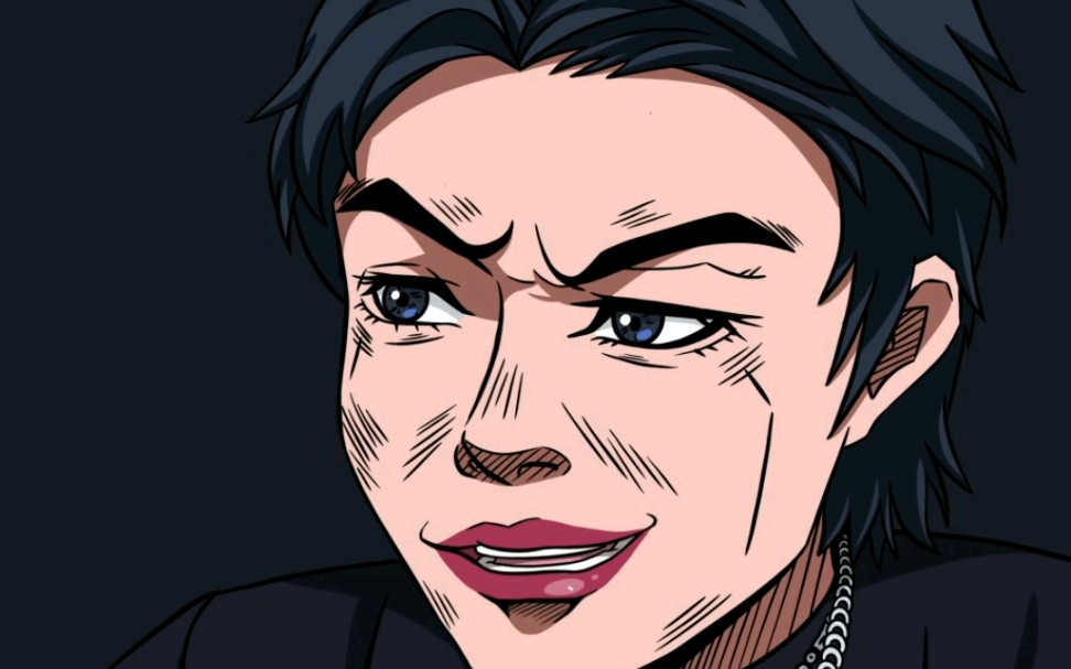 我对小杨哥下手了!手绘头像—jojo画风