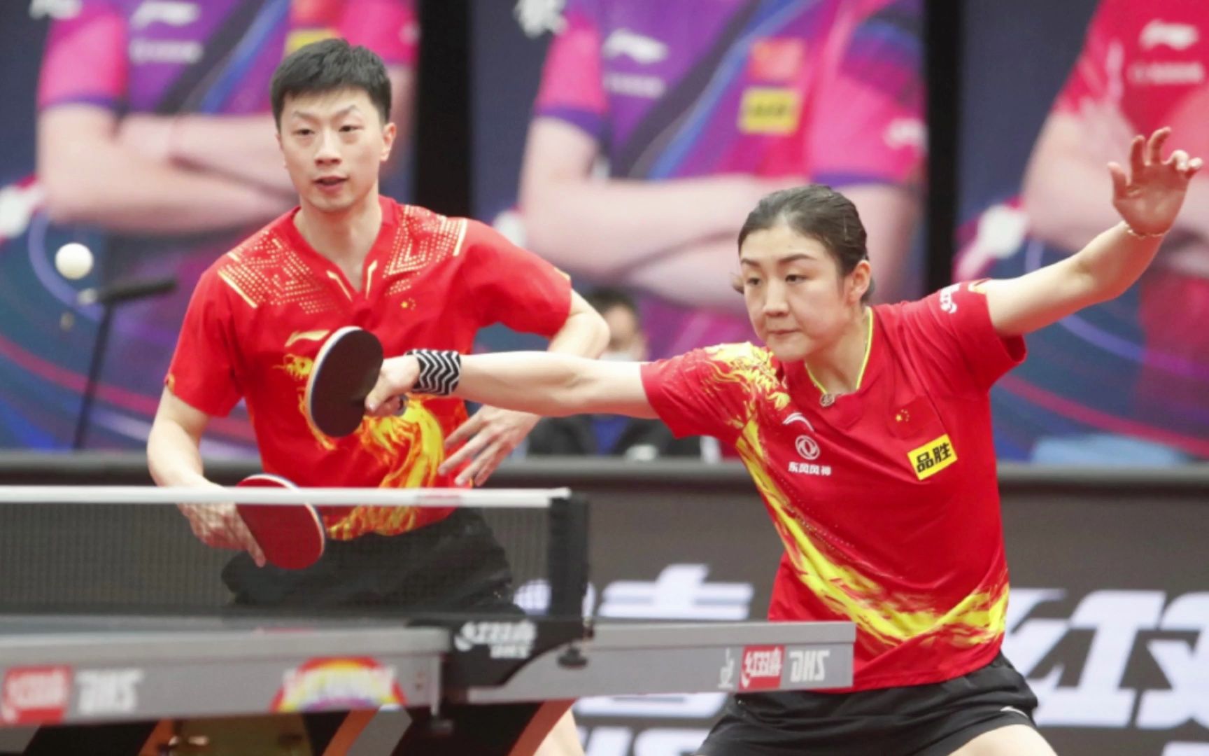 欢迎收看国乒18蹲:马龙陈梦蹲得太熟练了吧,快乐混双