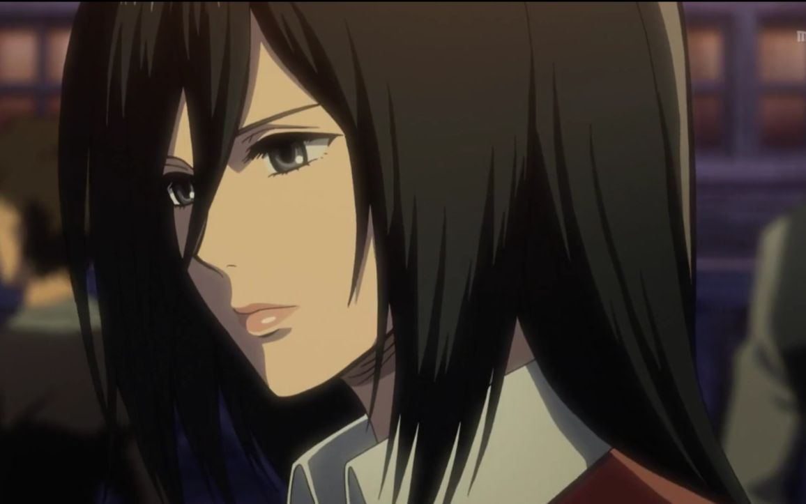 【进击的巨人】让与艾伦起冲突,长发三笠貌美如花_哔哩哔哩_bilibili