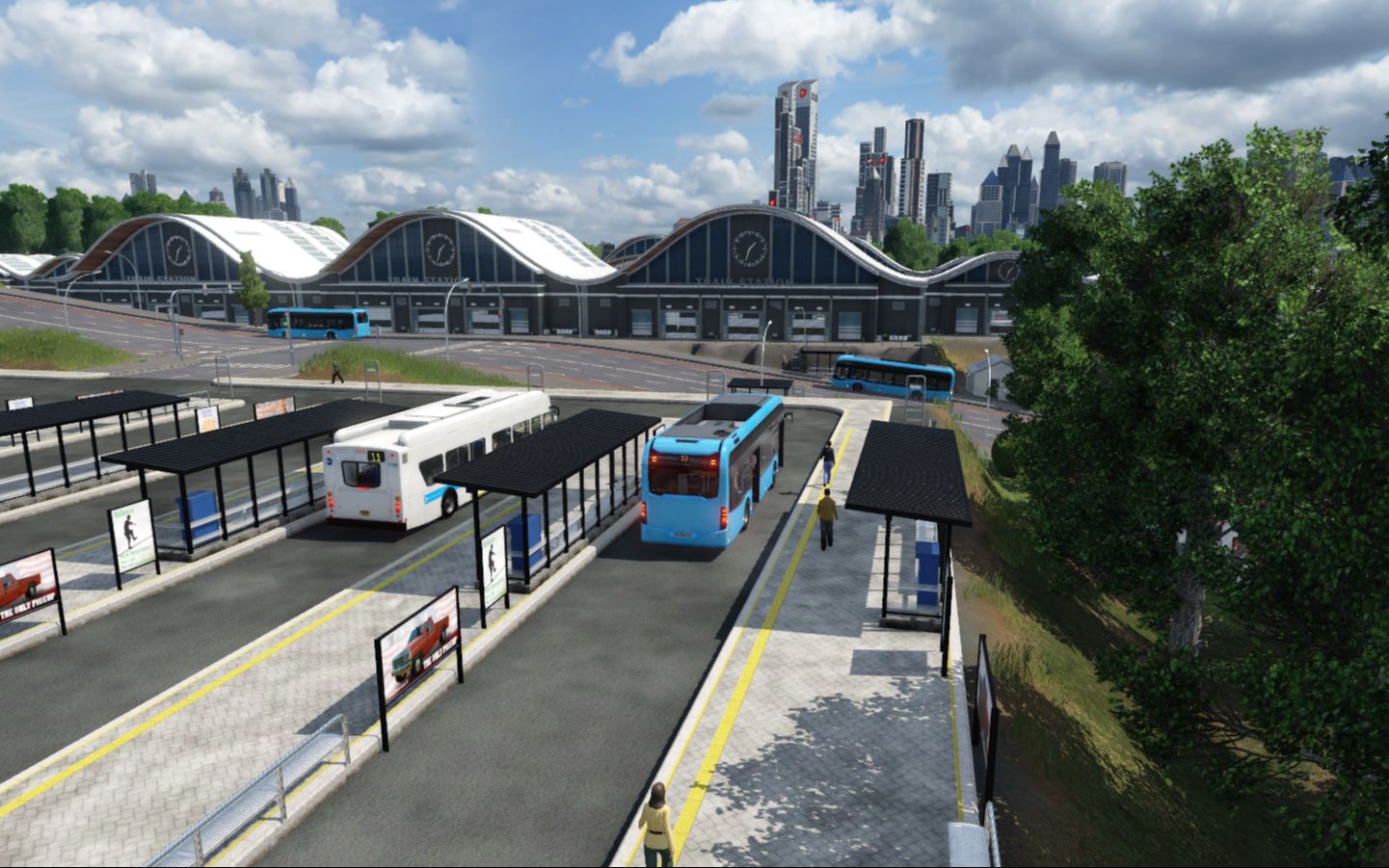 狂热运输2完全自制上海公交10路象牙村火车站西广场