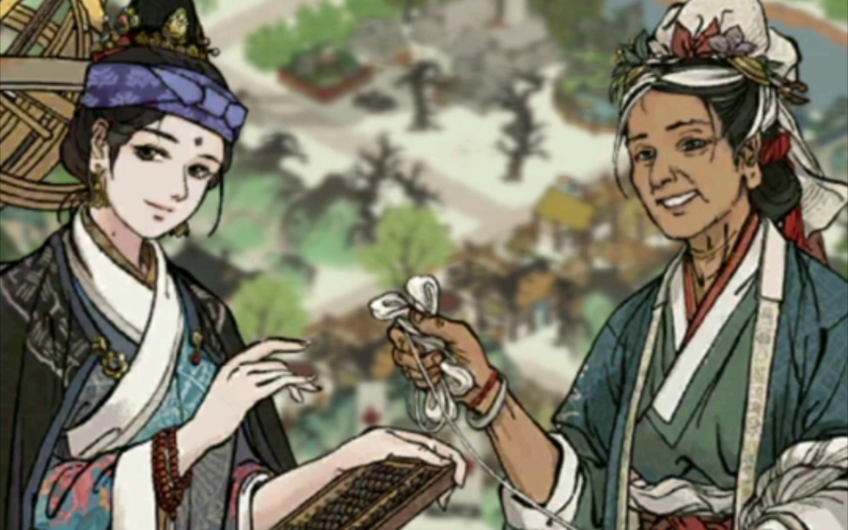 【江南百景图】马蓬瀛 黄道婆 剧情_手机游戏热门视频