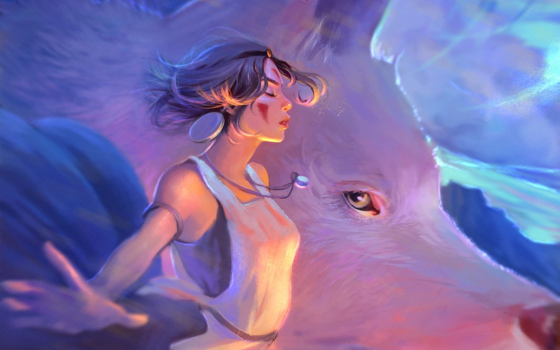 女孩从小被遗弃,却被白狼神所救,长大后憎恨人类~!