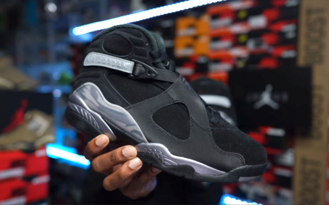 Air Jordan 8代 Winterized 冬季版 黑灰 AJ8|JTSG哔哩哔哩bilibili