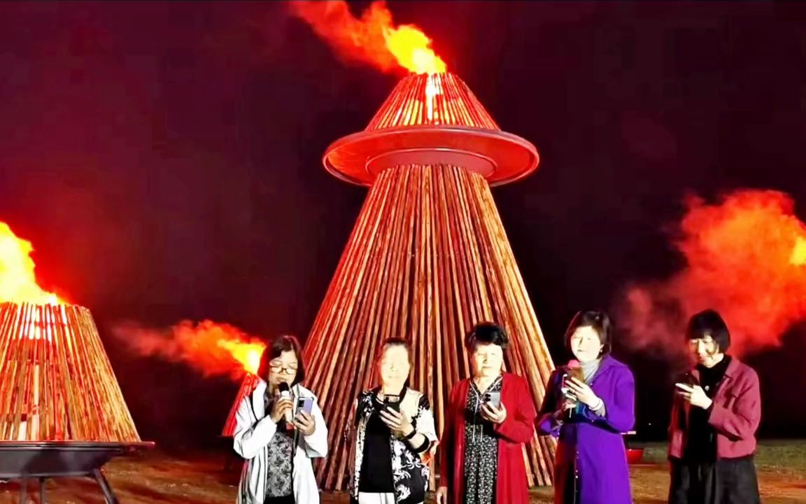 火热六月,篝火燃情 30人-1万人篝火晚会伏羲顺捷品牌人造电子篝火露营