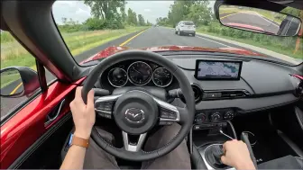 Скачать видео: 2024马自达MX-5 Miata RF ND3 - 第一人称视角沉浸式驾驶体验