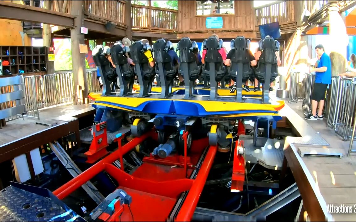 无地板潜水过山车垂直下降SheiKra Floorless Dive Coaster  Vertical Drop  Busch Gardens哔哩哔哩bilibili