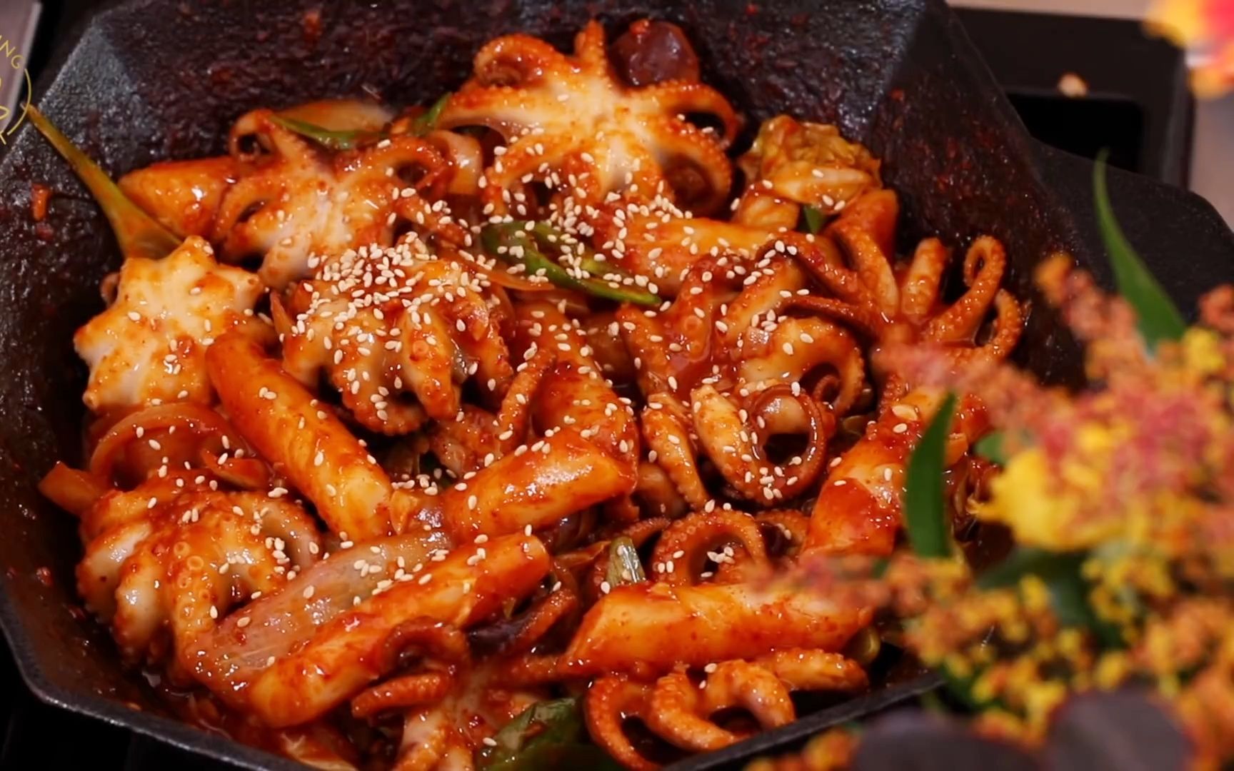 活动作品善静厨房韩式章鱼炒年糕香辣q弹