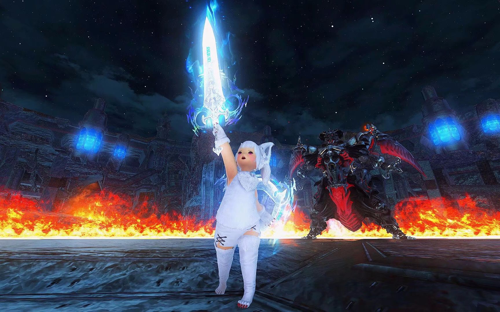 ff14绝神兵清cd骑士视角dps3531