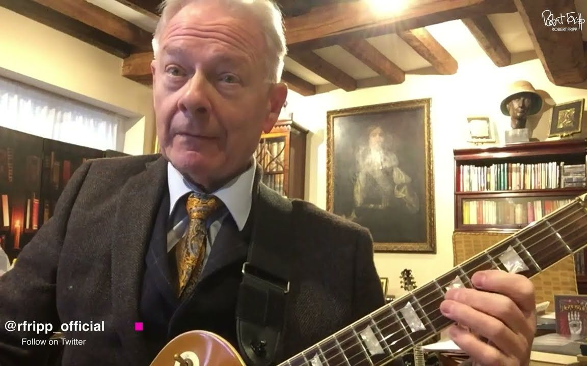 robert fripp - robert at home - april 2023