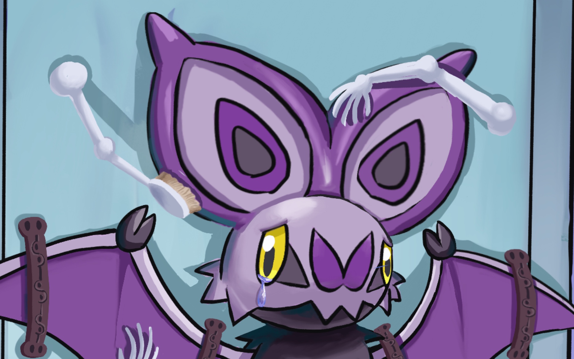 【板绘】嗡蝠小可爱,哭哭啼啼也没有用!_哔哩哔哩_bilibili