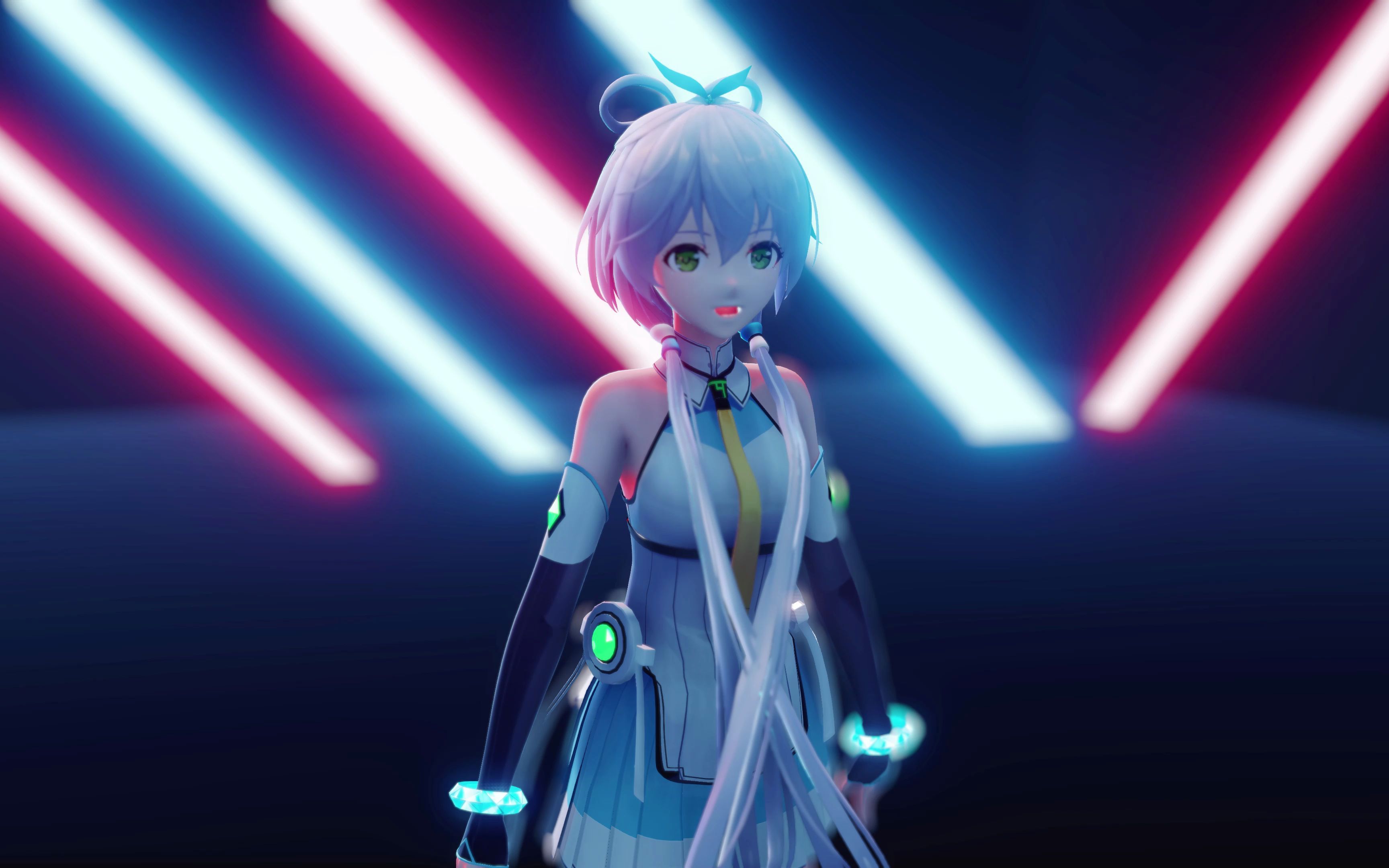 【洛天依v4公式服mmd】quiet