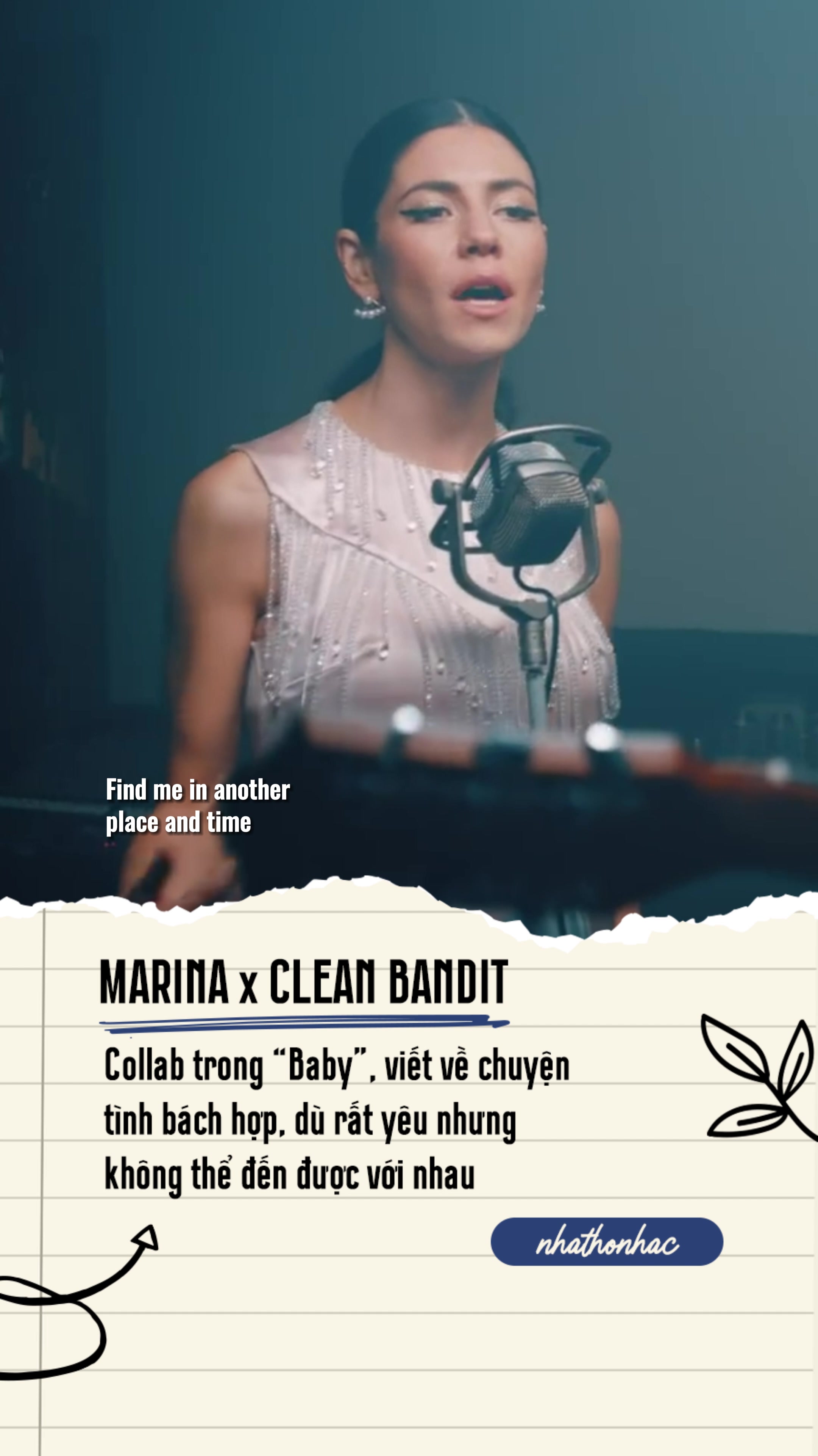 "baby" 是marina和clean bandit的组合,他们发行了极冷的acoustic版本
