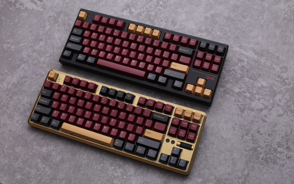 捕获者红武士键帽 阳极红雷迦104,阳极黑tiamov1,金色赤度702s【键盘