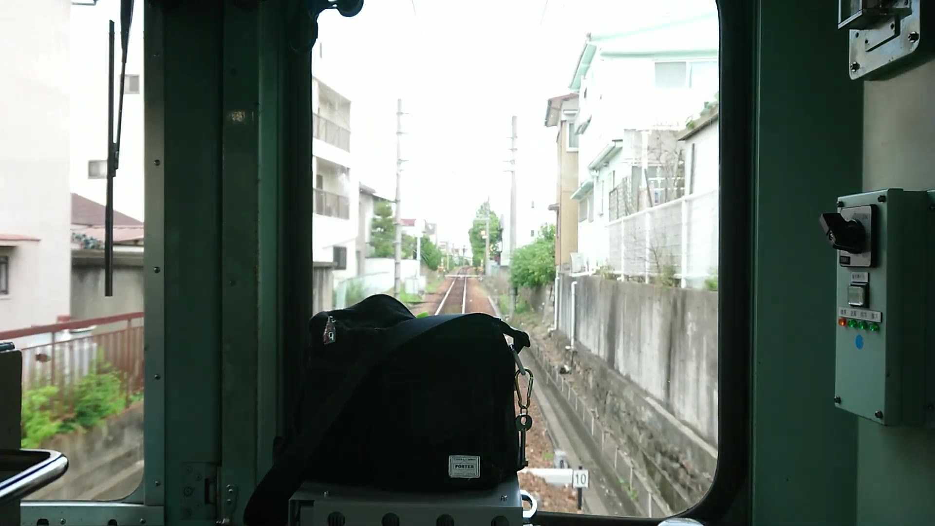 [图][前面展望]神戸電鉄三木駅→新開地駅間 3両編成の準急･新開地行きです。