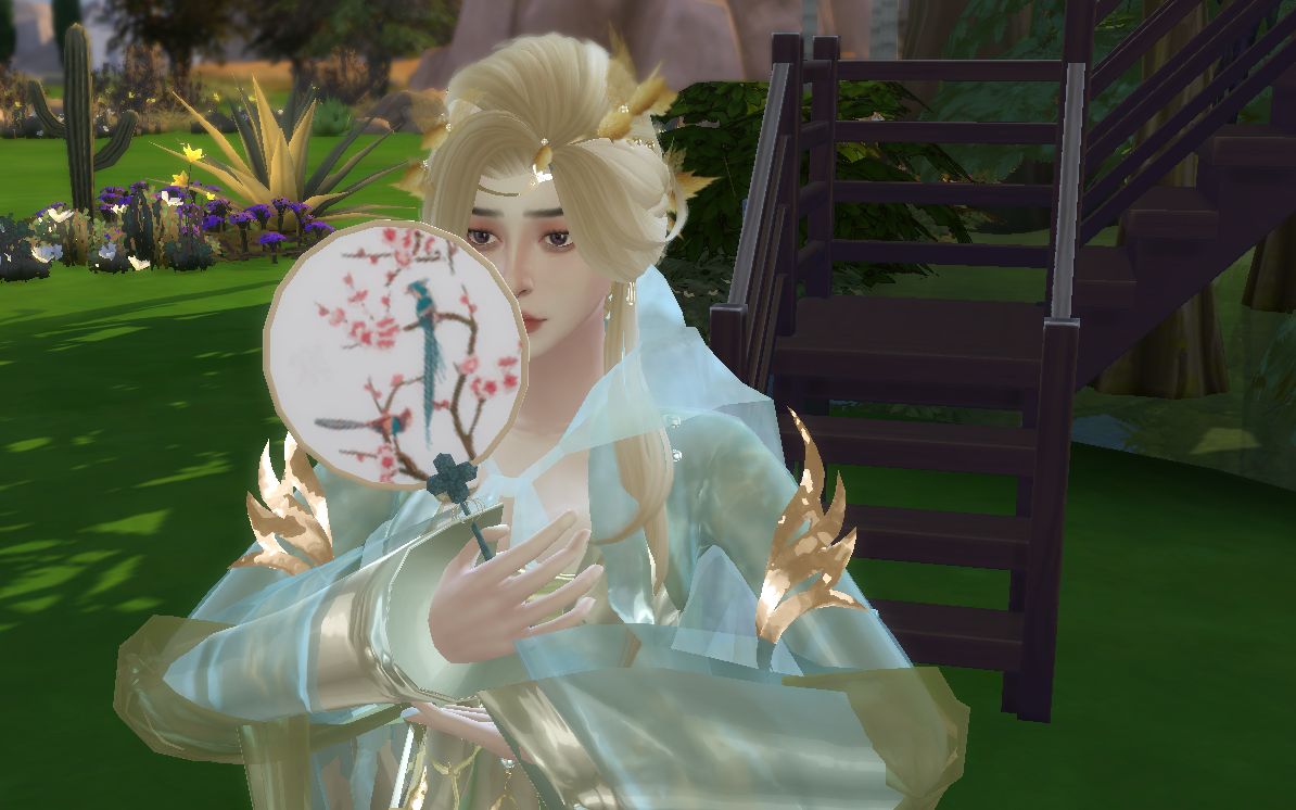 【模拟人生4】【捏脸】一个古代美人._模拟人生