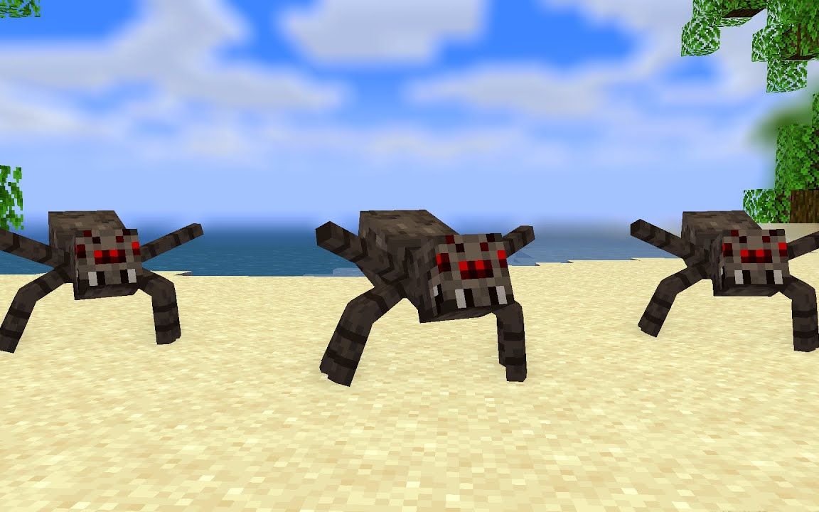 我的世界mc动画:蜘蛛之舞,跳舞的蜘蛛你见过吗?