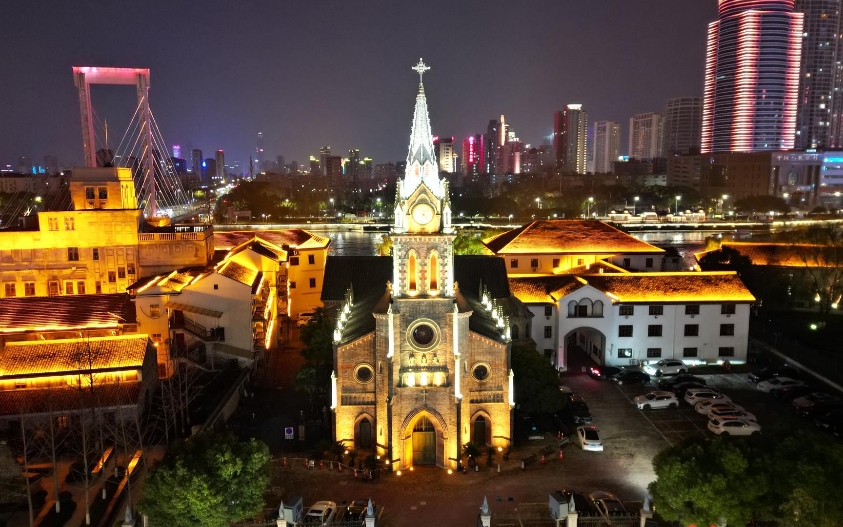 宁波老外滩的教堂图片
