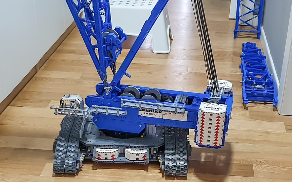 利勃海尔 lr11000 升级版首测 lego乐高 technic科技/机械 moc_哔哩