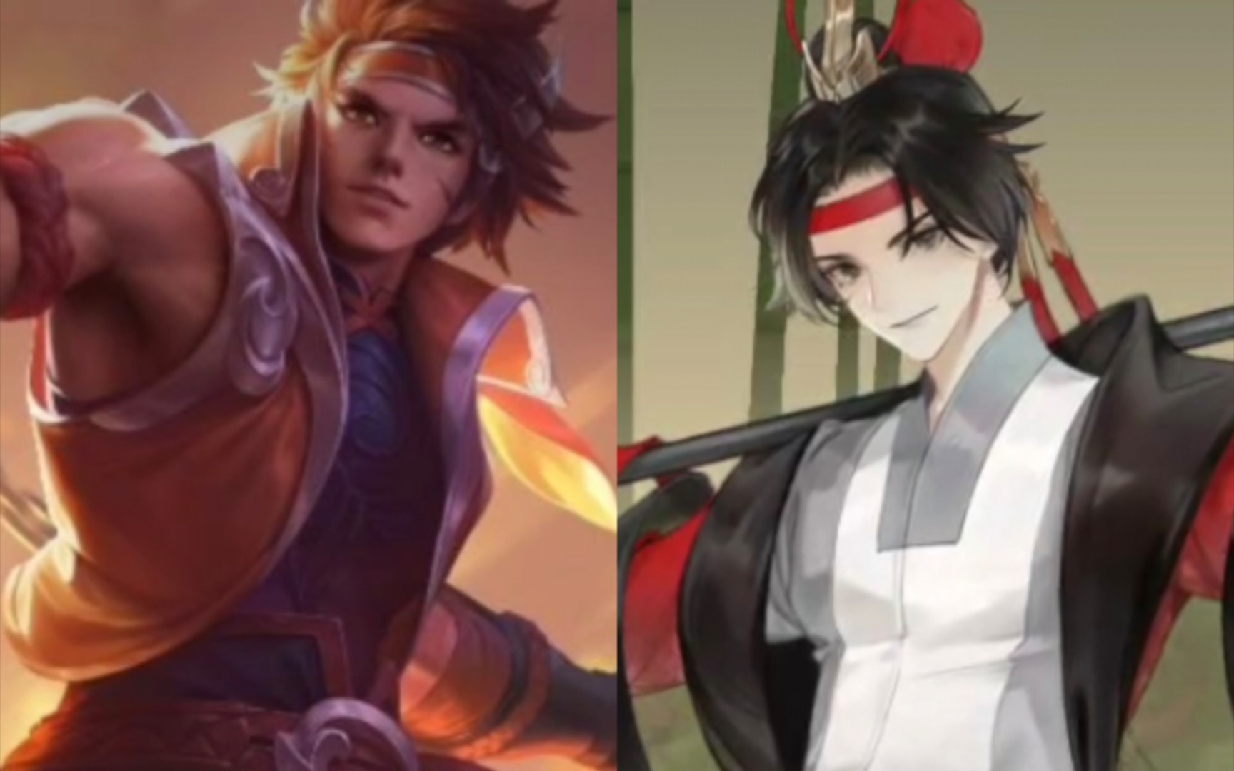 两版【孙策】对比|王者荣耀vs忘川风华录