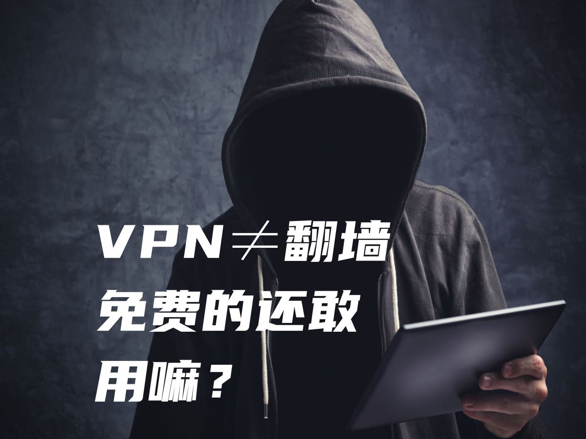 VPN≠翻墙 免费的还敢用嘛?哔哩哔哩bilibili