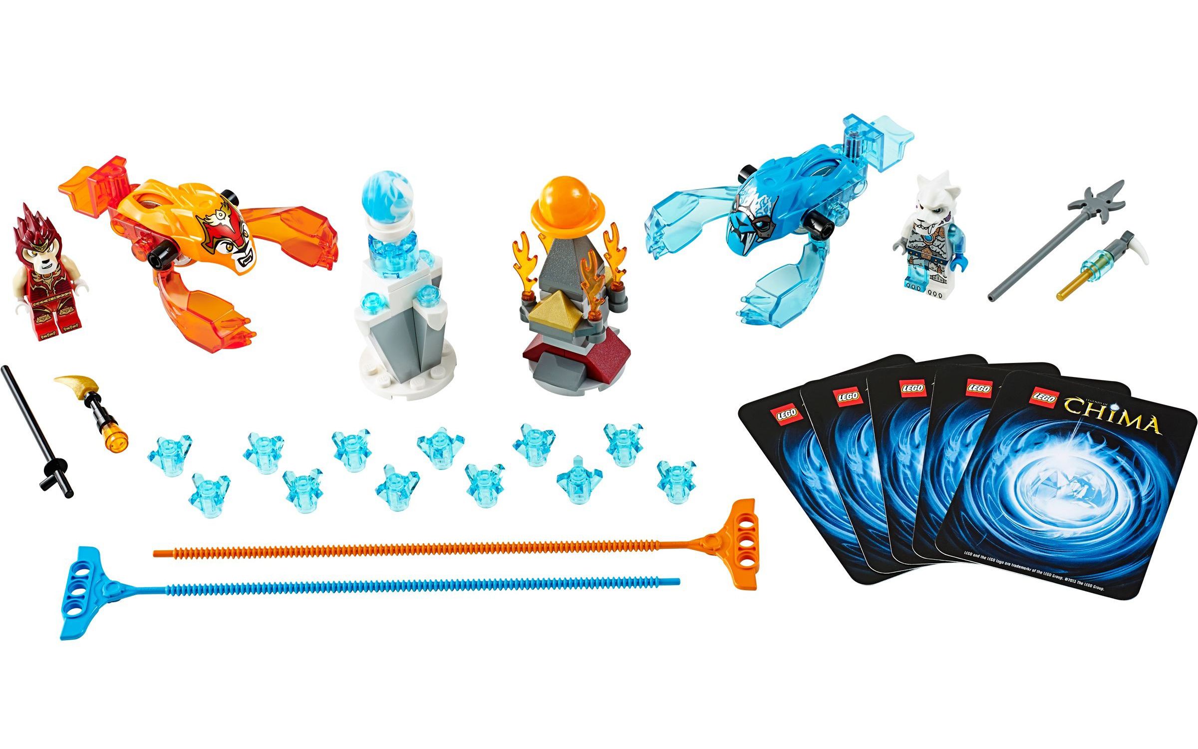乐高 lego 70156 chima 气功传奇 冰火对决 2014速拼评测
