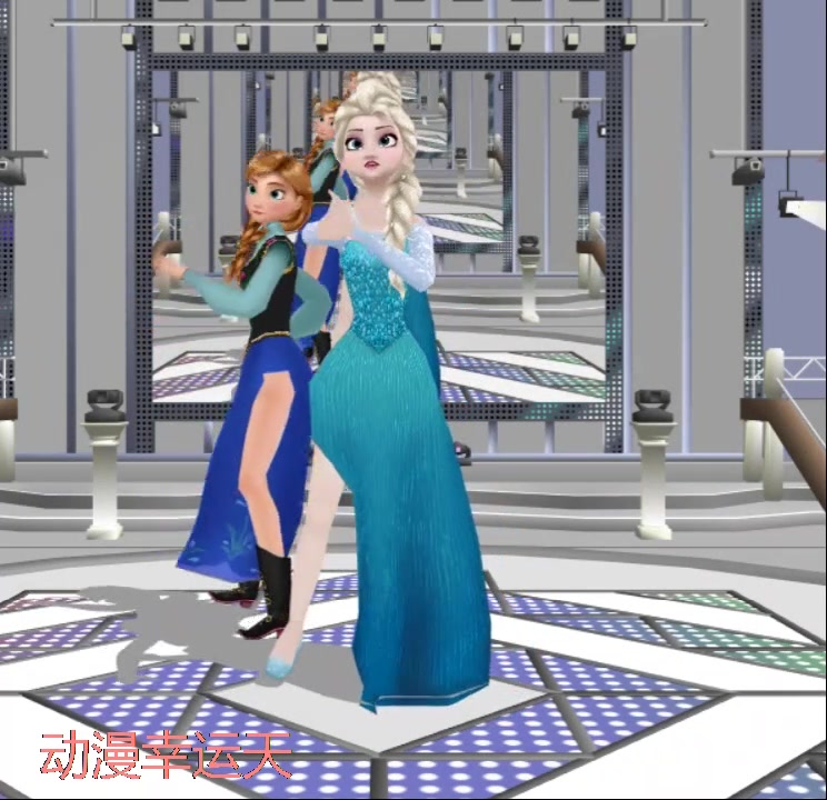 冰雪奇缘鬼畜舞蹈,这个3秒你就可以做出来,因为我也是刚下载软件,有