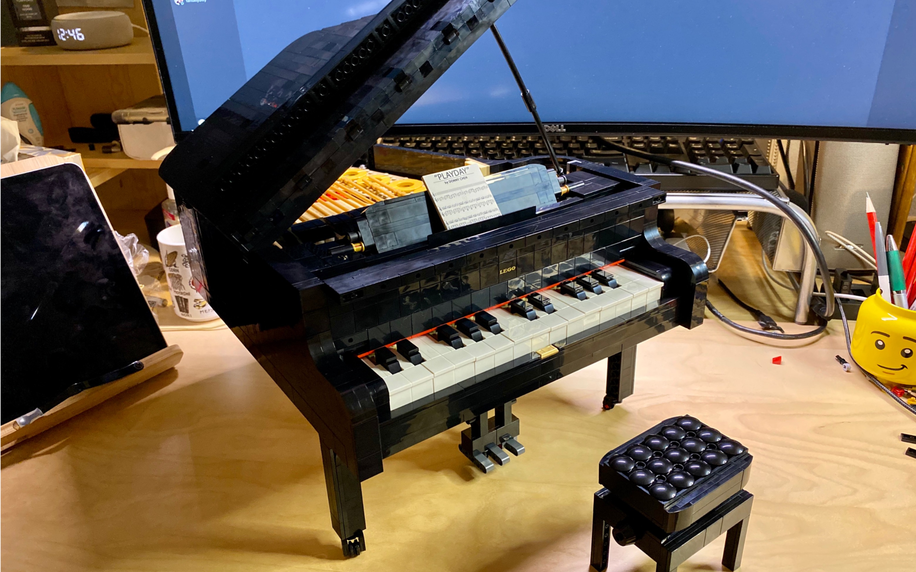 lego grand piano 21323 乐高钢琴 抢到首发!来个视频纪念一下