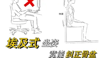 埃及式坐姿骨盆、脊柱纠正 | 每天10个