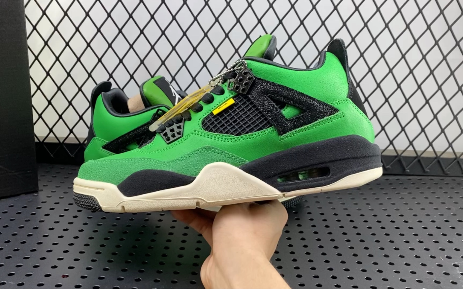 aj4马尼拉黑绿40.5-47.5!外贸专供!sample版超级限量款!