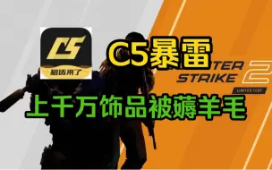 C5暴雷，上千万饰品被薅羊毛，cs2饰品市场讲解。