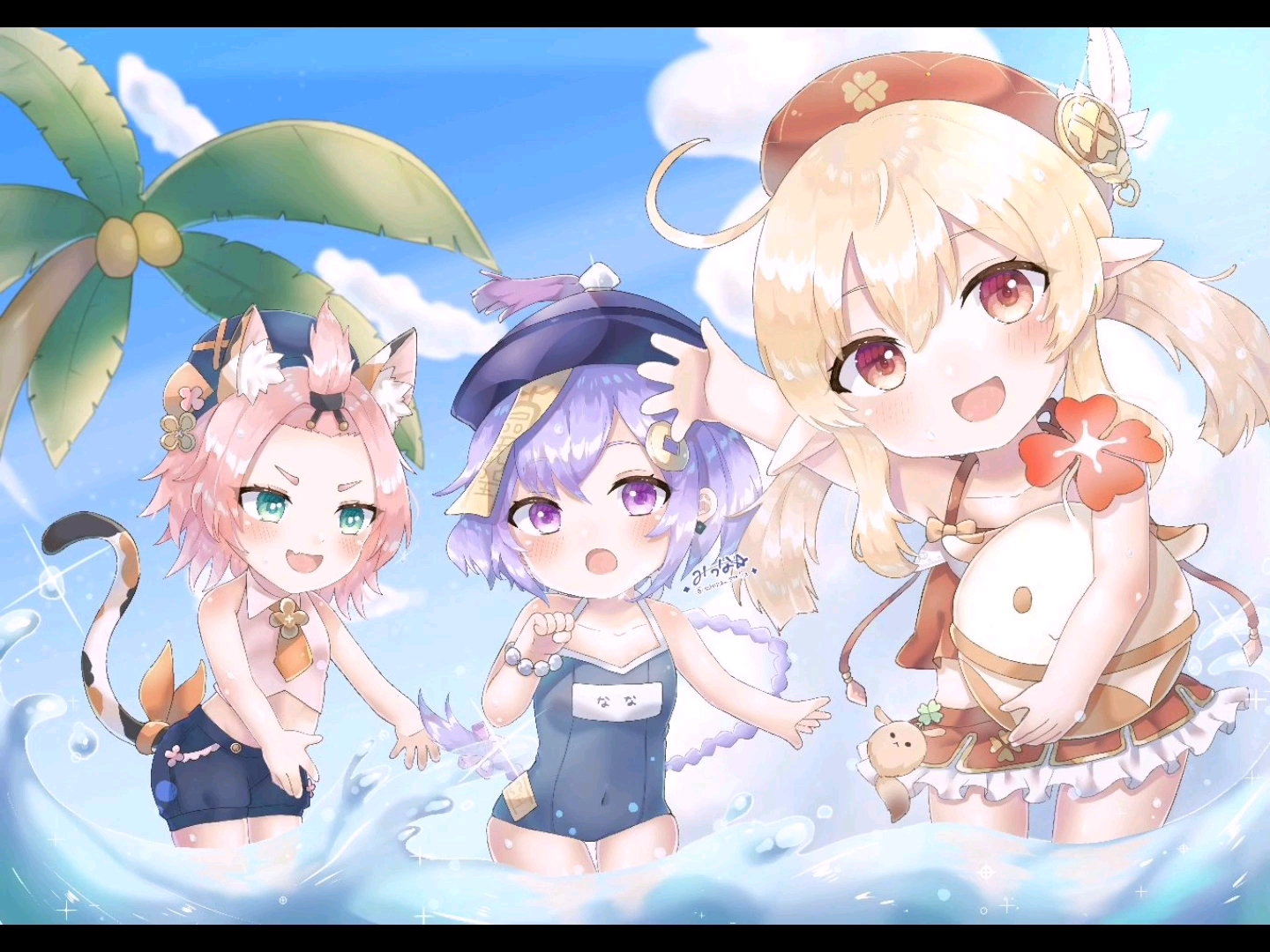 原神图集 夏日泳装_哔哩哔哩_bilibili