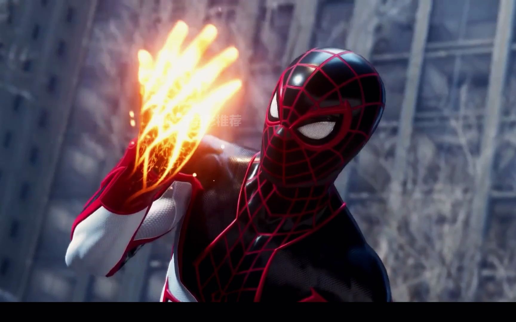 拉起一座桥,蜘蛛侠迈尔斯莫拉莱斯获得新的超能力场景,高清剪辑