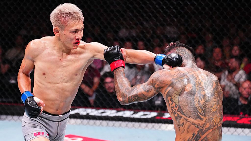 【UFC精英之路】精华慢动作：中村京一郎三回合一致判定击败李凯文【镜头回放】