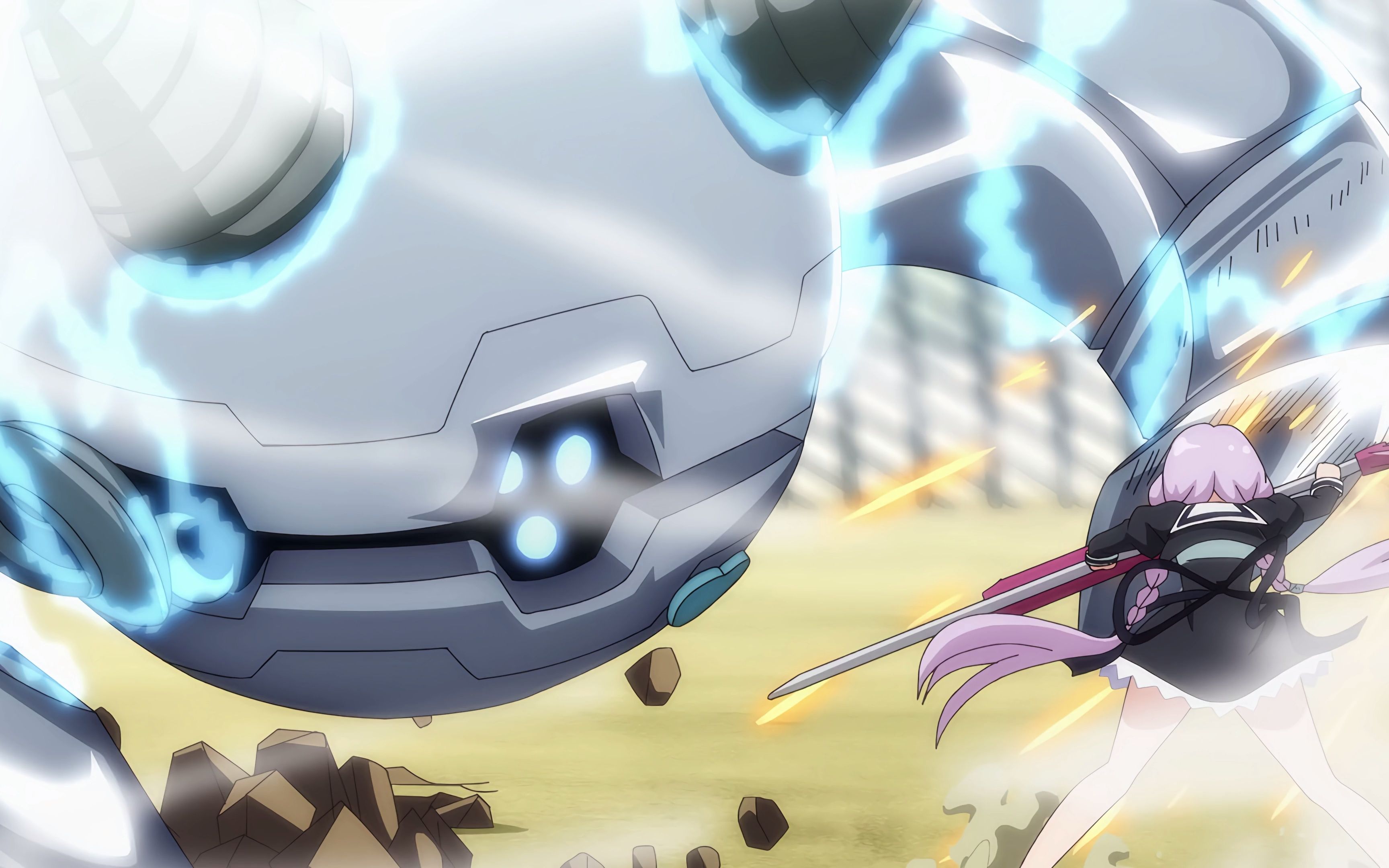 【突击莉莉/4k】结梨 vs huge片段(ai超分辨率)