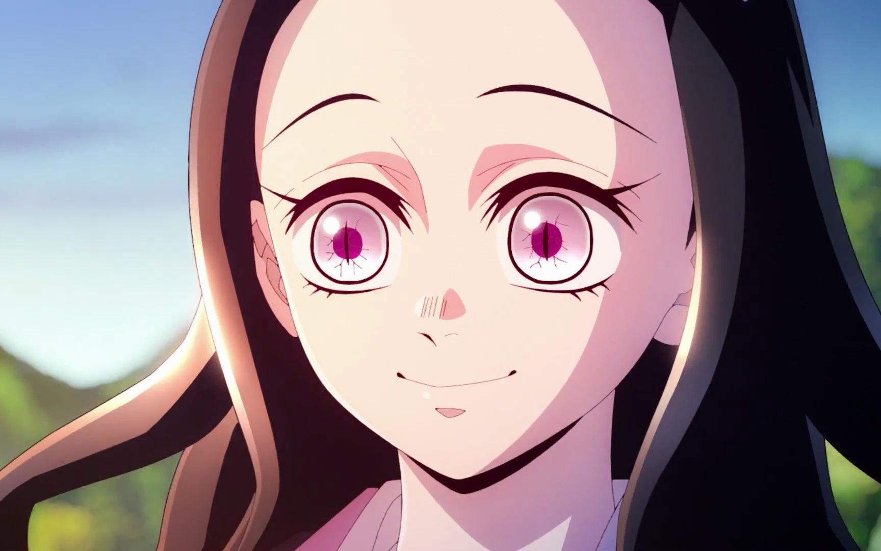 "克服阳光的祢豆子,不再惧怕"