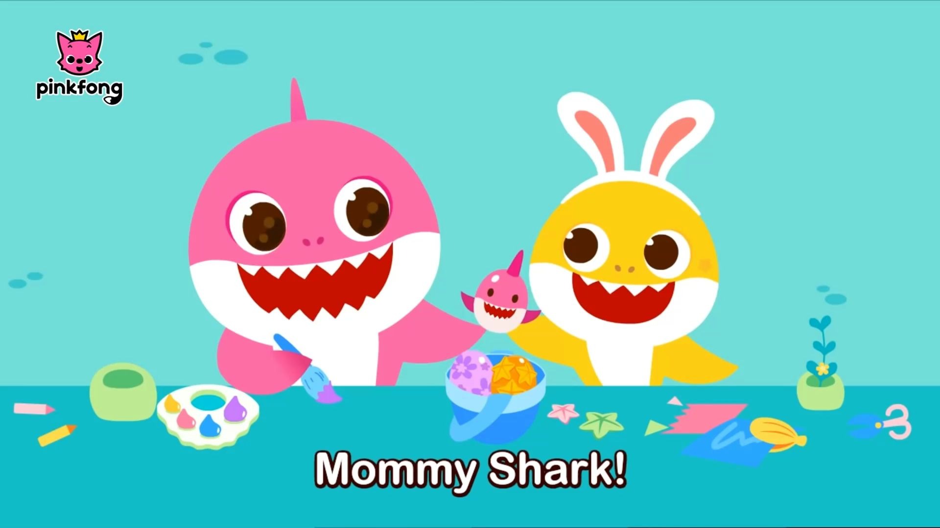 鲨鱼宝宝壁纸图片