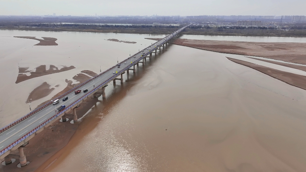 郑州官渡黄河大桥图片