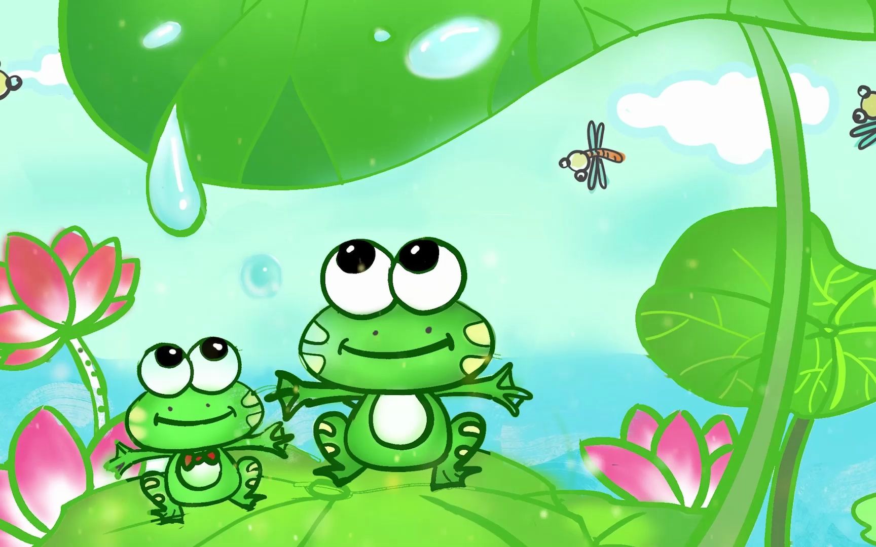 小跳蛙 led背景视频