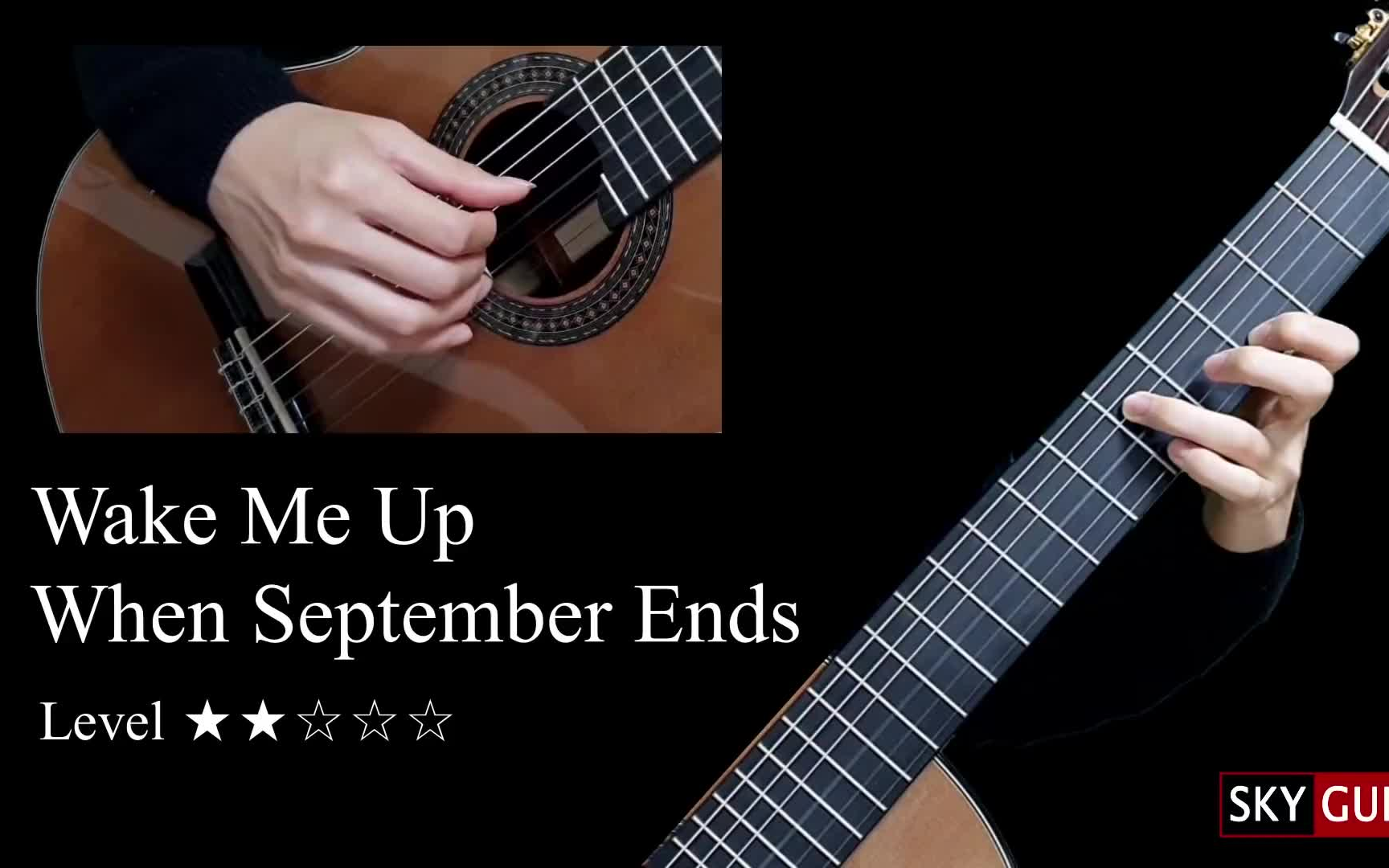 九月末叫醒我-绿日乐队-吉他带谱教学-有谱-gq314-24