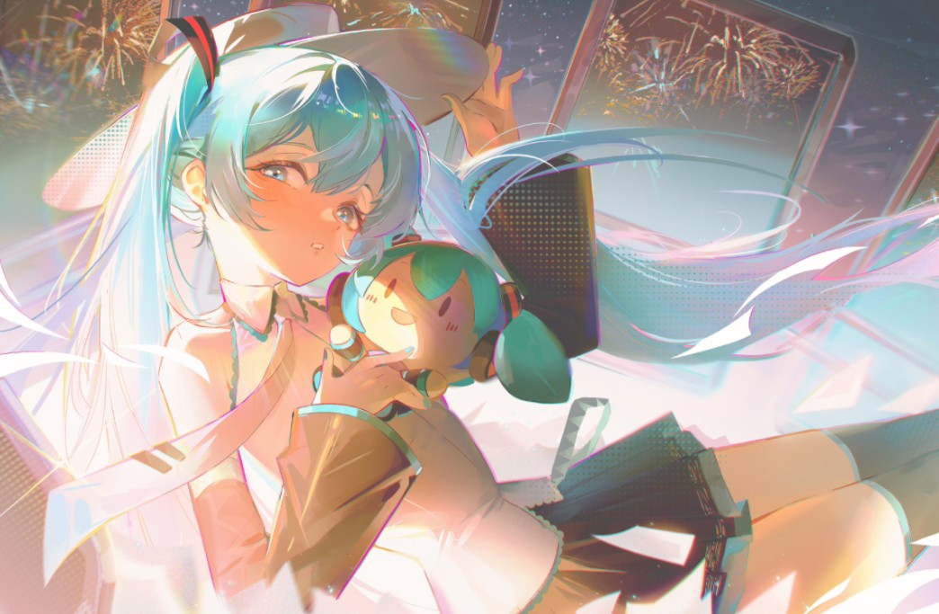 【绘画过程】 miku、17th生贺、夏日将终哔哩哔哩bilibili