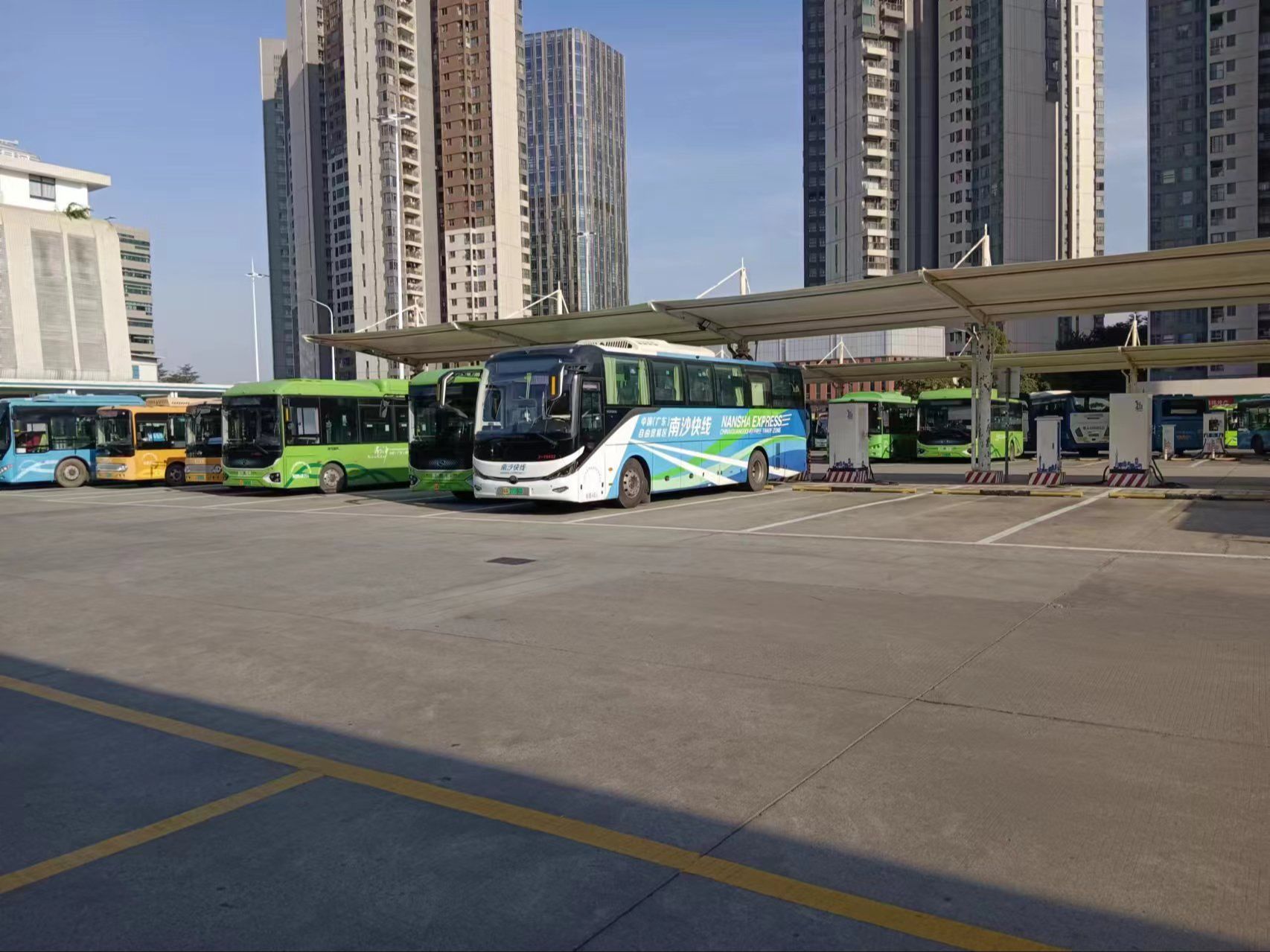 广州公交南沙k1路支线 蕉门公交总站→珠江帝景苑总站 全程pov 缩时