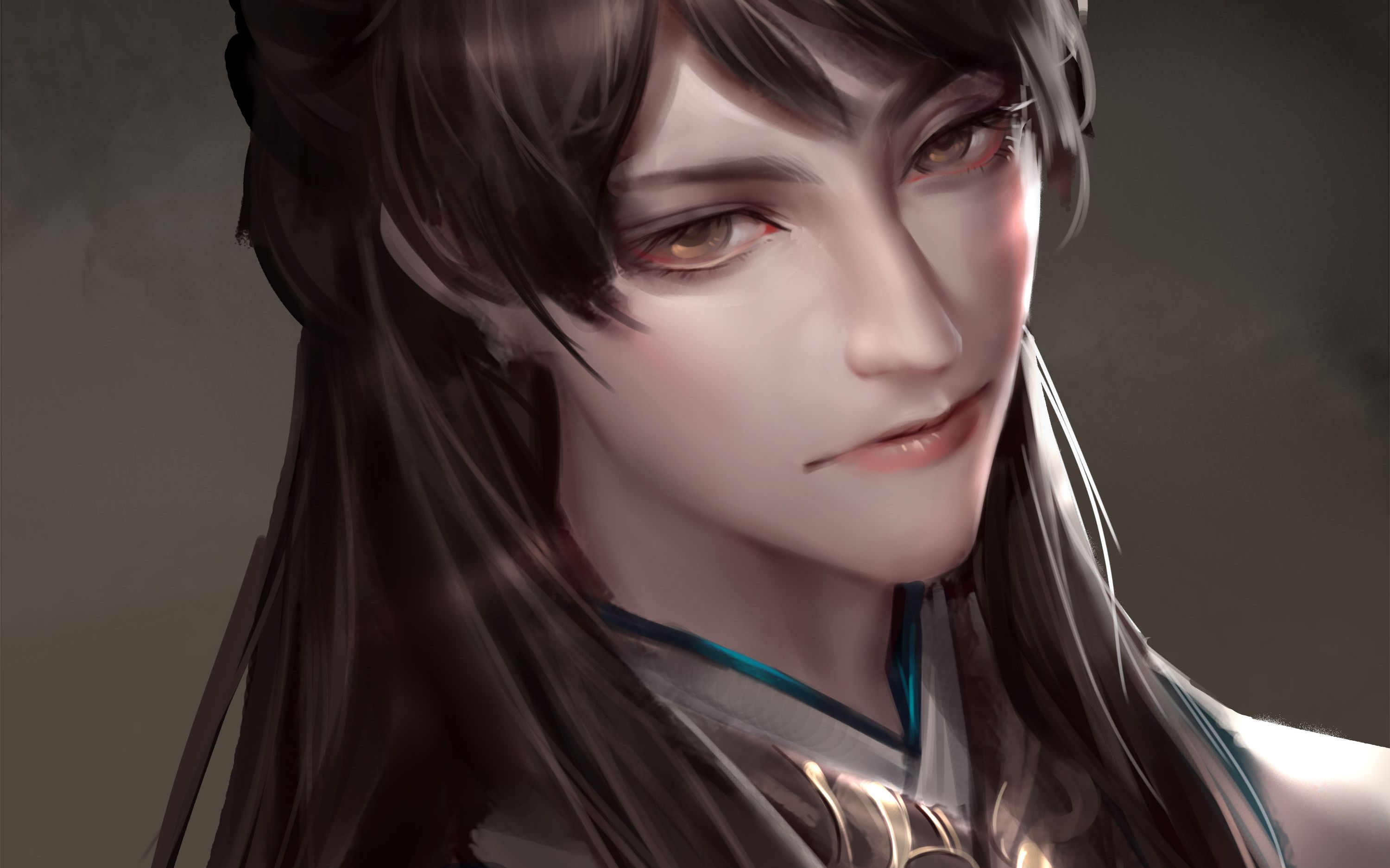 【板绘】这个技巧教你画古风美男,这些深入刻画的方法你要学会!