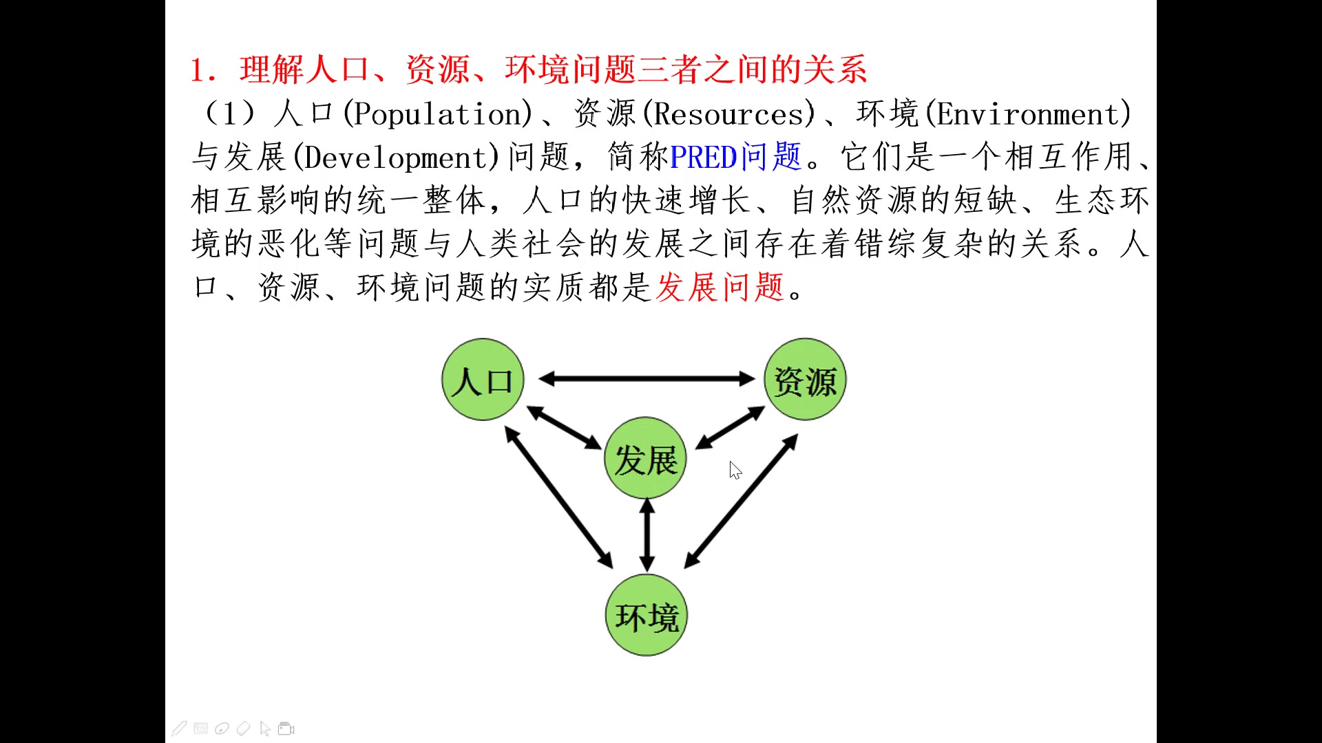 社会九年级理解人口、资源、环境三者的关系,树立可持续发展观哔哩哔哩bilibili