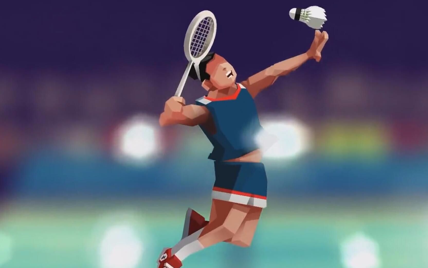 峻晨玩手游羽毛球高高手锦标赛终极对决我要拿冠军