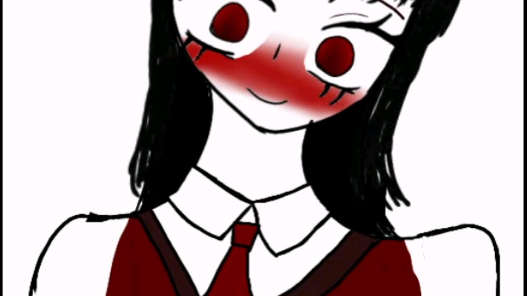 我又画了一个病娇,感觉怪怪的,有没有大佬能指点指点?