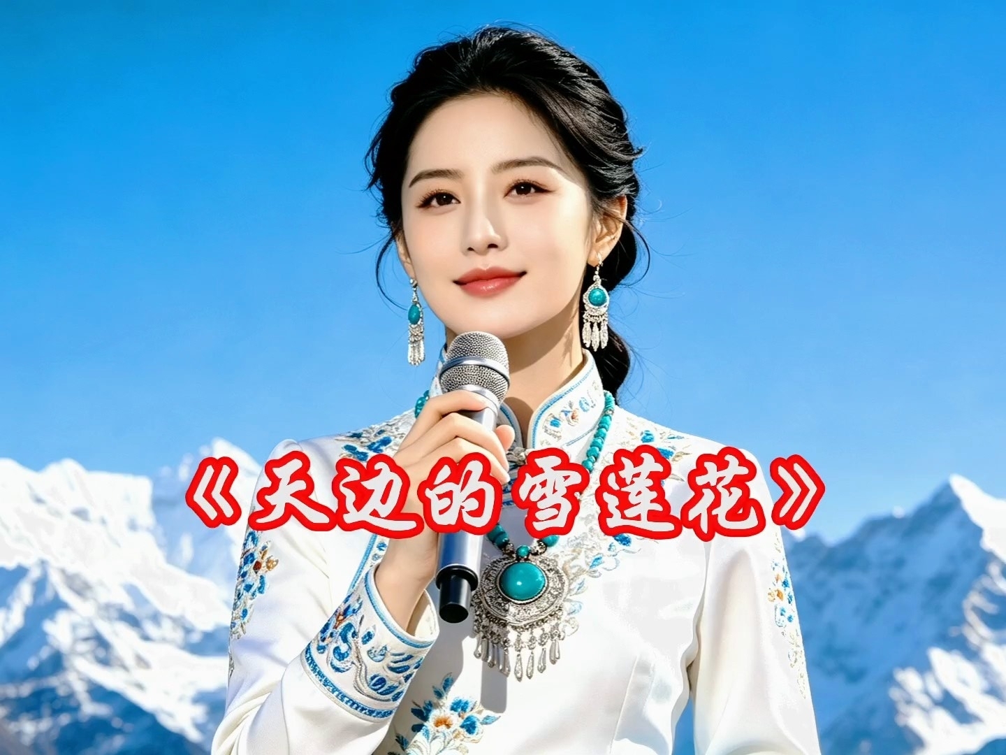 远赴天边寻觅圣洁雪莲花，风雪同路，爱人相伴共赏雪域芳华