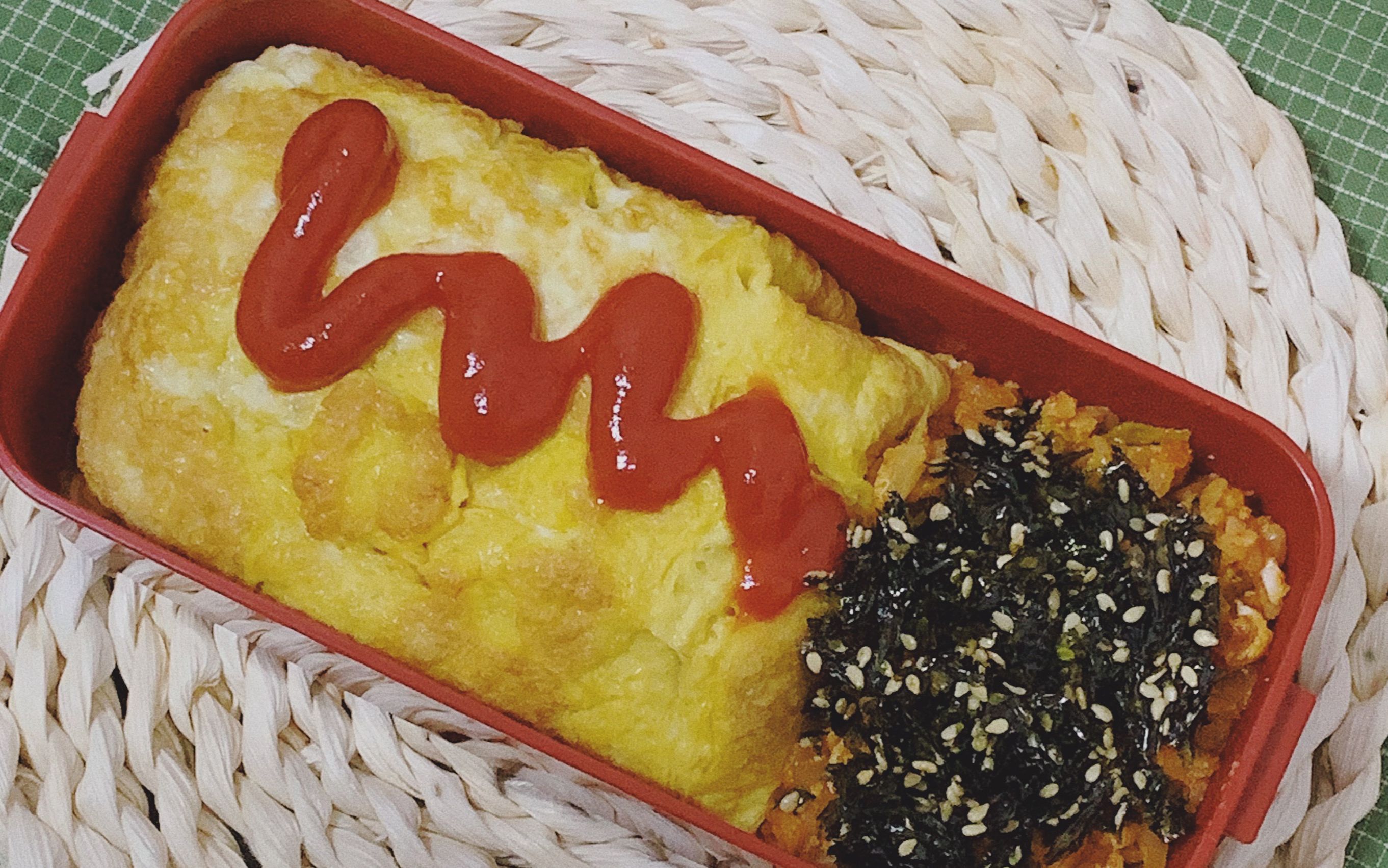 maruko的便当笔记:10分钟蛋包饭便当 一秒拯救复工吃什么 懒人必学