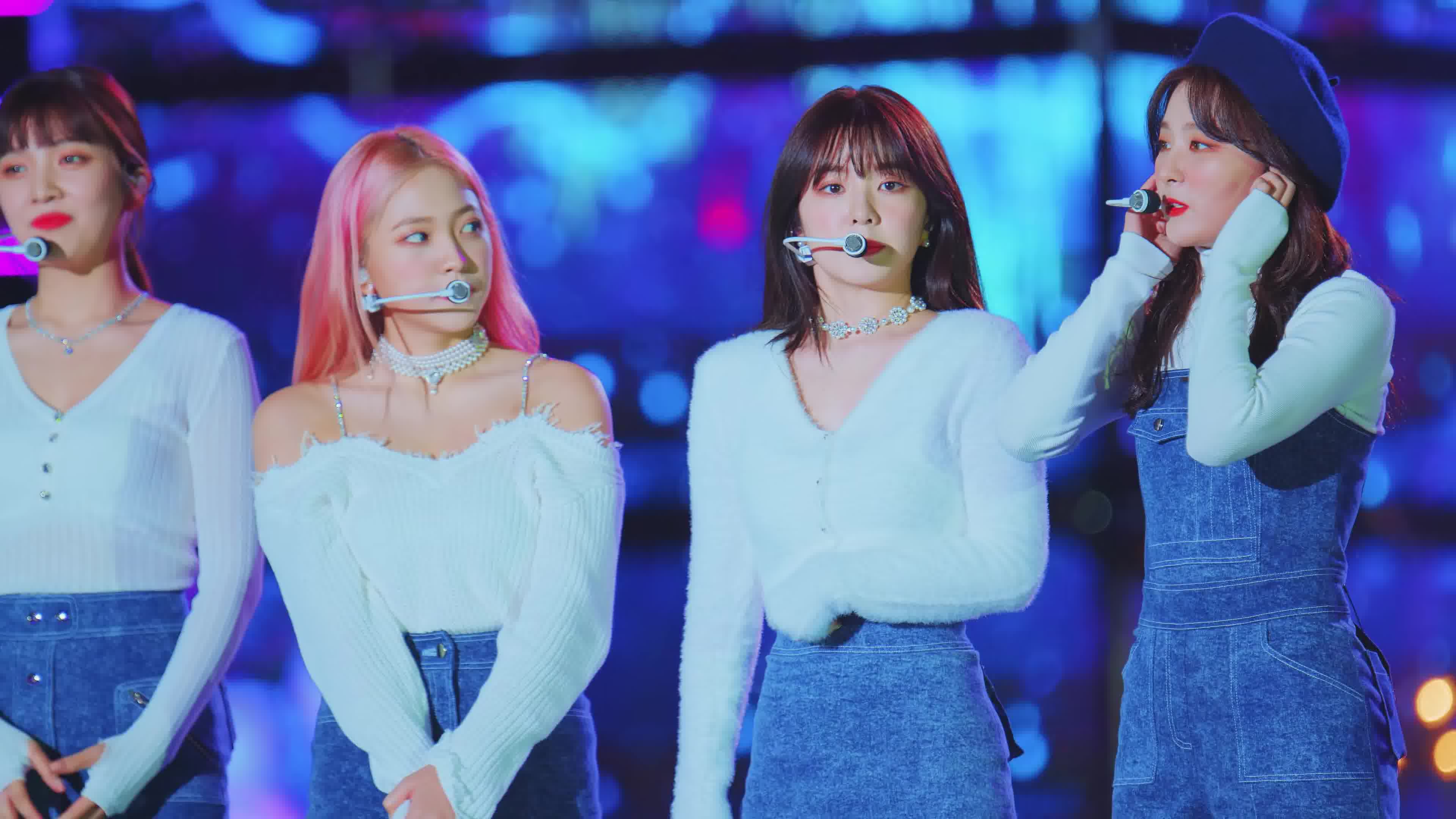 最新现场饭拍韩国女团red velvet美女性感火辣热舞高清 4k